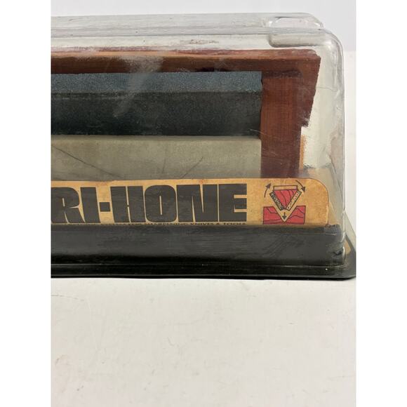 Vintage SMITH’S Tri-Hone Three Stone Knife Sharpening System in Original Box - Picture 5 of 7